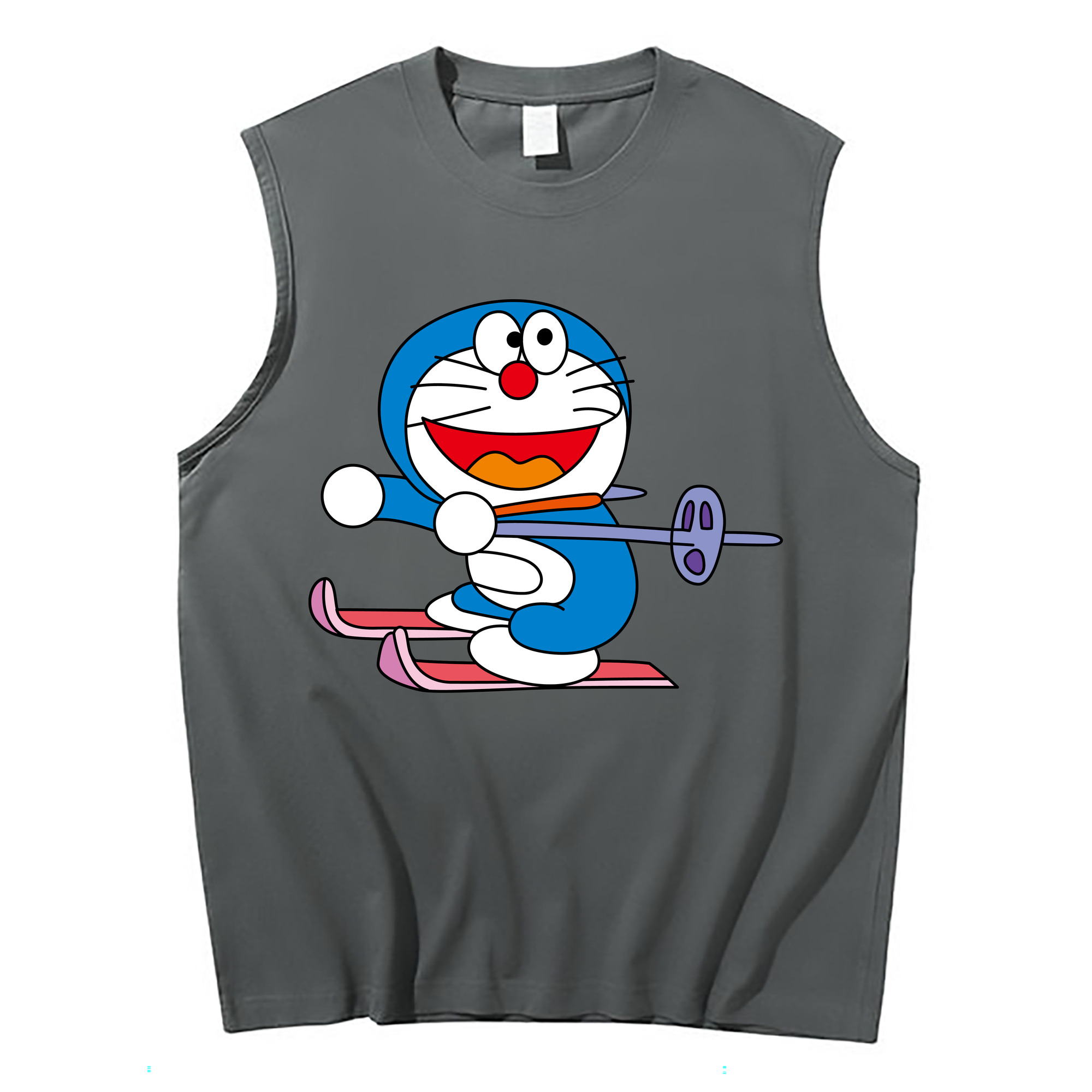 （画像用） ドラえもん Doraemon コットン100％タンクトップ（フロントプリント）